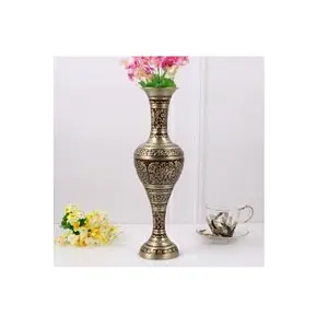 Home Decoration Flower Vase Customized Wedding Table Top Fashionable Aching Technique Designer Handicrafts
