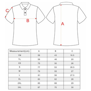 เสื้อโปโลสำหรับผู้ชายลายพิมพ์และปักป้ายโลโก้ตามสั่งสำหรับเครื่องแบบกีฬาหรือชุดออกกำลังกาย - Product Image 6