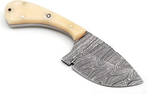Couteau à désosser à lame fixe en acier Damas pour le transport quotidien, avec manche intégral pour la chasse, le camping, gaine durable, OEM - Product Image 3