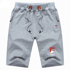 Fizzan International High Quality High Street Men Clothing Custom Printing logo Cotton Fleece Elastic Waist <b>Sweat</b> <b>Shorts</b> - Product Image 3