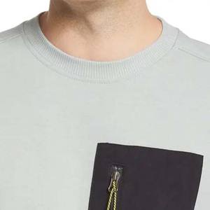 Sweat-shirts à capuche pour hommes, style tendance, col rond, manches longues, couleur unie, logo personnalisé, en vente à prix réduit - Product Image 4