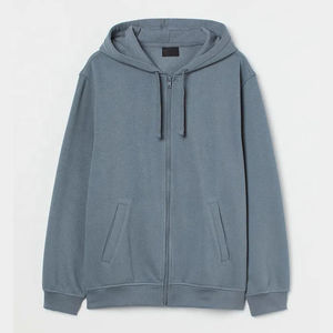 Bon marché Nouveaux sweats à capuche zippés respirants personnalisés de haute qualité avec logo recommandé pour les vêtements de fitness pour hommes - Product Image 4