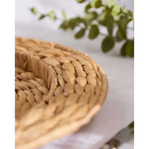 Elegante Juego de 2 placas de cargador de jacinto de agua Decoración de mesa y accesorios - Product Image 4