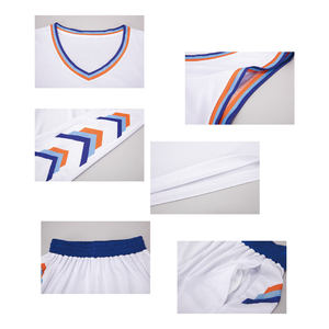 ชุดบาสเก็ตบอลผู้ใหญ่แบบแห้งเร็ว ระบายอากาศได้ดี ผลิตจากโพลีเอสเตอร์ 100% ออกแบบได้ตามต้องการ ขายส่งจากโรงงาน ดีไซน์แบบกลับด้านได้ มีไซส์พลัส รับสั่งทำ - Product Image 5