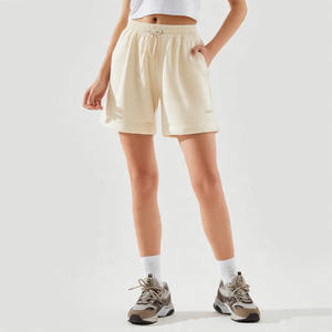 Shorts de survêtement pour femmes, été, taille haute, respirant, écologique, séchage rapide, 420GSM, molleton lourd, coupe ample, streetwear - Product Image 2