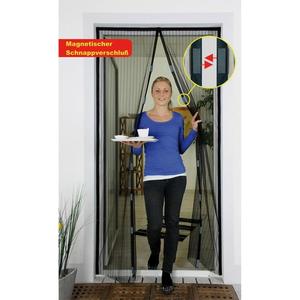 Magnetic Door <b>Curtain</b> Black 100x210cm for Door and <b>Window</b> Screens - Product Image 1