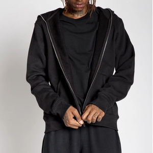 OEM Manufacturer Heavyweight French Terry <b>Full</b> <b>Zip</b> <b>up</b> <b>Hoodie</b> High Quality Cotton Fleece <b>Full</b> <b>Zip</b> <b>up</b> <b>Hoodie</b> - Product Image 3