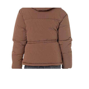 Chaqueta Acolchada con Capucha para Mujer, Talla Grande, Ecológica, Exterior de Seda, Forro de Algodón, Cortavientos, Ropa de Abrigo de Invierno - Product Image 3