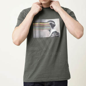 Precio Razonable Slim Fit Impreso Camisetas Estilo Casual Entrenamiento Desgaste Camisetas Moda Impreso Camisetas - Product Image 1