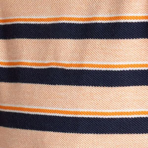 T-shirt polo rayé de coupe moderne avec col classique, idéal pour une superposition ou une tenue autonome - Product Image 5