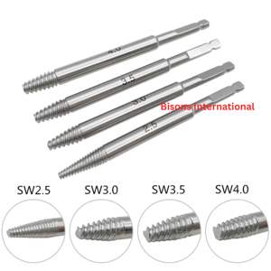 Juego de Instrumentos Extractores de Tornillos Óseos Ortopédicos Manuales de Acero Inoxidable BISONS WHOLESALE SW2.5-4.0 |   Destornillador de Punta Deslizante - Product Image 1