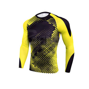 Wholesale Custom Logo Men <b>Compression</b> Suit High Quality Breathable Spandex/Polyester Workout Top Selling New Arrival - Product Image 3