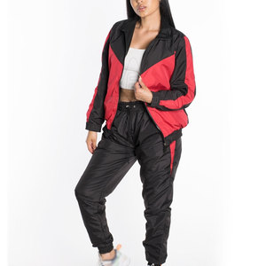 Conjunto de Chaqueta Cortavientos de Invierno para Mujer, Diseño Sólido de 2 Piezas, en Oferta - Product Image 2