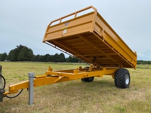 Remolque basculante hidráulico para tractor agrícola para tractores/remolque volquete de 2 ruedas - Product Image 3