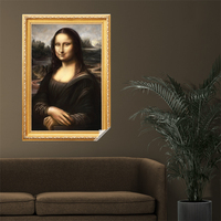 Peinture Mona Lisa de Leonardo da Vinci, le matériau en polystyrène Durable réutilisable maintient la Surface avec l'électricité statique