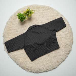 เสื้อเบลาส์เย็บลายชนเผ่าเย็บปักแบบทั่วตัวชุดส่าหรีผ้าไหมทำมือชุดอินเดียปาร์ตี้พร้อมผลิตขายส่ง - Product Image 6