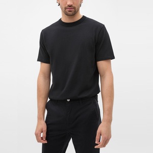 Nueva llegada, camisetas al por mayor de alta calidad, diseño impreso, 100% algodón, camisetas con logotipo personalizado, camisetas negras para hombre - Product Image 3