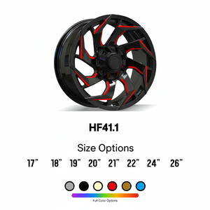 Jantes tout-terrain en alliage d'aluminium forgé monobloc personnalisées de 18 pouces 6x139.7 pour 4x4 Hilux pour Tacoma Ranger Pickup 30 mm neuves - Product Image 2