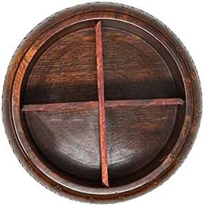 Caja de Especias de Madera, Rectangular, Plegable, Ecológica, de 8x8 Pulgadas, Organizador de Especias para la Encimera de la Cocina - Product Image 2