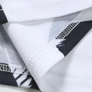 Impreso al por mayor Hombres Nueva tendencia de moda Impreso Pullover Polo Knit Polo Shirt para hombres - Product Image 2