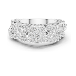 Anillo de Diamante Cultivado en Laboratorio de 0.824 CT para Mujer, Claridad VVS-VS EF, Oro de 18KT, 14KT, 10KT y Plata 925, Oro Rosa, Amarillo y Blanco - Product Image 1