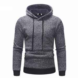 Sudaderas con capucha ajustadas de algodón 100% para hombre, logotipo personalizado OEM, impresión Digital de la más alta calidad, bordado, teñido liso - Product Image 3