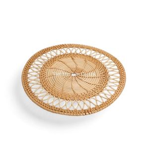 Artisan Crafted <b>Rattan</b> <b>Placemat</b> Made From Natural <b>Rattan</b> For Dining Table Use In Home Restaurant And Cafe - Product Image 1