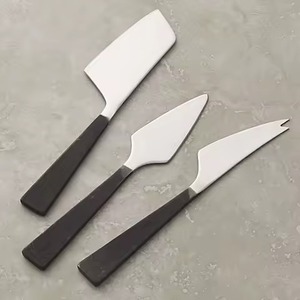 Ensemble d'outils à fromage Table décorative ensemble de couteaux à fromage en argent Restaurant acier inoxydable Antique poli poignée Design en relief - Product Image 4