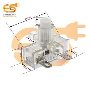 Ky105c Điện Tử Gia Vị 10A 250V Spst Tự Khóa Tactile Chuyển Đổi Với Trong Suốt 6Mm Kim Loại Tấm Max Điện Áp 12V - Product Image 3