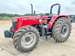 Tracteur à chenilles d'occasion Massey Ferguson série 6400 4x4 avec transmission automatique à engrenages 50 CV - Product Image 3