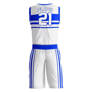 Tenues de basket-ball personnalisées professionnelles imprimées, tissu respirant à séchage rapide, confortables et durables, vêtements de sport d'équipe par sublimation - Product Image 2