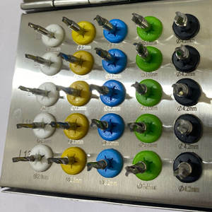 Kit universel de 25 bouchons pour implants dentaires, perceuses coniques, outils chirurgicaux manuels avec boîte, kit chirurgical de dentisterie - Product Image 3