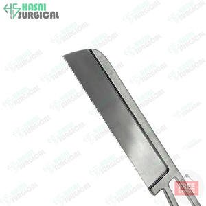 Sierra para Huesos Manual de 185 mm con Mango, Hoja de Sierra de 0.3 mm, Instrumento Quirúrgico Ortopédico de Alta Calidad con Certificación CE - Product Image 6