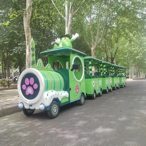 Trenino turistico per visite turistiche, vagoni elettrici di alta qualità per parchi divertimento in vendita - Product Image 3