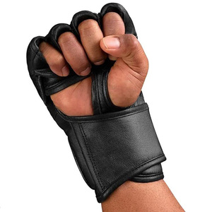 Nuevo diseño personalizado al por mayor de alta calidad Mma guante de entrenamiento mejor precio Pu/cuero boxeo lucha medio dedo Mma guantes - Product Image 5