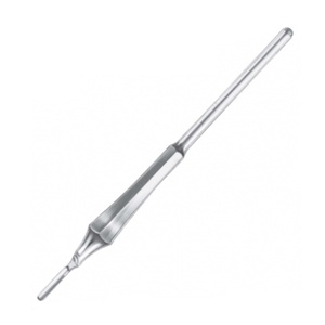 Poignée de scalpel chirurgical ronde de qualité supérieure avec support de lame en acier inoxydable allemand Source d'alimentation manuelle - Product Image 4