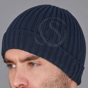 Fabricant OEM, bonnet en tricot unisexe, couleur unie, hiver, plus épais, vêtements de sport, course à pied, 100% laine, courant - Product Image 2