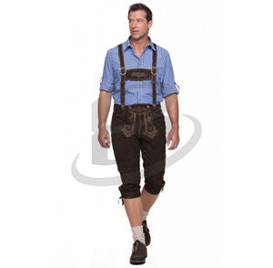 Traje Bávaro de Oktoberfest para Hombre, Lederhosen, Disfraz de Cerveza Alemana, Ropa Vintage con Cristales para Actuaciones en Escenario, Halloween - Product Image 6