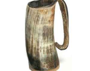 Tasse exclusive en corne de buffle de qualité pour café boisson cocktail tasses en corne grande taille par croissant artisanat - Product Image 4