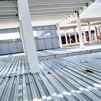 Profilé ouvert en métal galvanisé pour plancher de coffrage permanent, construction de dalles, longueur sur mesure