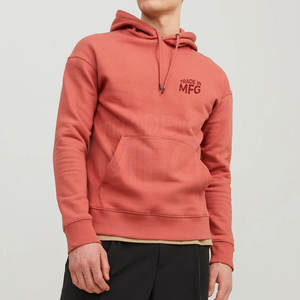 Venta al por mayor OEM ODM temporada de invierno sudaderas con capucha de algodón para hombre tamaño XS tela suave logotipo personalizado impresión nuevo sólido liso teñido - Product Image 2