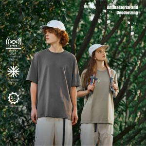 Streetlab Men's Quick Dry Performance T-Shirt Cotton Polyester Outdoor Sport <b>Tee</b> Loose Fit Short Sleeve Regular Length - Product Image 1