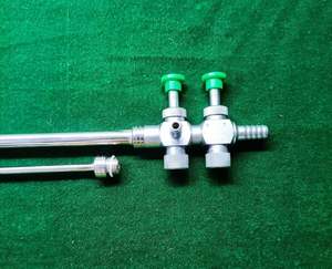 Instrumentos de irrigación de succión de trompeta de acero inoxidable laparoscópica de 10-5mmx45cm reutilizables aprobados por CE, instrumentos médicos básicos - Product Image 4