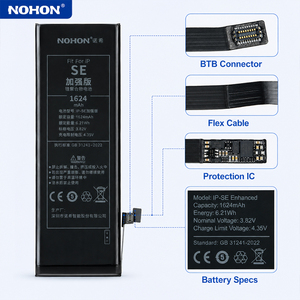 Batería de Repuesto para <span class=keywords><strong>iPhone</strong></span> <span class=keywords><strong>SE</strong></span>, 1624mAh, 3.82V, Polímero de Litio, Batería Interna para Teléfono, Piezas de Reparación al por Mayor para <span class=keywords><strong>SE</strong></span> <span class=keywords><strong>2016</strong></span> OEM - Product Image 3