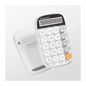 Calculadora Comix <span class=keywords><strong>C</strong></span>-<span class=keywords><strong>2022</strong></span>, Linda Calculadora MINI de Bolsillo, Fácil de Llevar, Teclado Mecánico, Color Caramelo, para Estudiantes, Oficina, Chicas - Product Image 3