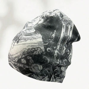 Bonnet en tricot Jacquard brodé personnalisé OEM pour hommes et femmes Bonnet d'hiver à la mode Commandes en gros - Product Image 2