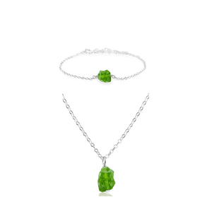 Ensemble de bijoux en pierres précieuses péridot vente chaude pendentifs en pierres précieuses de bonne qualité approvisionnement en vrac de haute qualité - Product Image 1