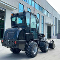 Chargeuse à flèche télescopique ergonomique 0.9t avec siège à suspension pneumatique Chargeuse sur pneus confort pour opérateur 8H Mini tracteur moteur avant