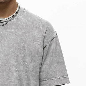 Dernière conception de t-shirts uniques pour hommes, t-shirts à la mode pour hommes, t-shirts de couleur unie pour adultes pour hommes - Product Image 4