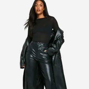 Leggings en cuir satiné légers et respirants pour femmes, best-seller, taille haute, style décontracté, cuir véritable, extensible, confort - Product Image 4